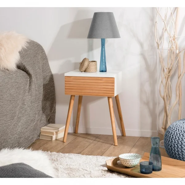MACABANE Chevet 1 Tiroir Style Scandinave CAMY Paris 4