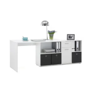 3S. X Home Bureau D’angle Réversible ROB Blanc soldes en ligne 8