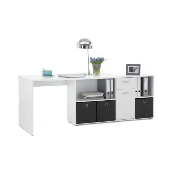 3S. X Home Bureau D’angle Réversible ROB Blanc soldes en ligne 3