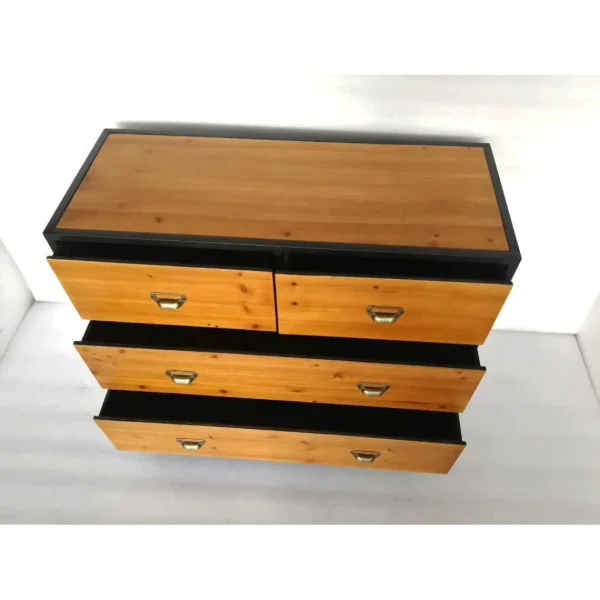 3S. X Home Commode Industrielle Bois Et Métal IRVIN site en ligne 4