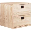 Astigarraga Cube De Rangement En Pin Massif Dinamic 2 Tiroirs. site pas cher 7
