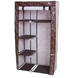 magasin Mendler Armoire Pliable, Penderie De Camping, Garde-robe En Tissu, 163x89x43cm 9