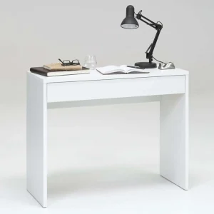 magasin pour FMD Bureau Avec Tiroir Large 100 X 40 X 80 Cm Blanc 6