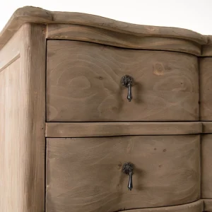 MACABANE Commode 3 Tiroirs Pin Vieilli luxe soldes 11