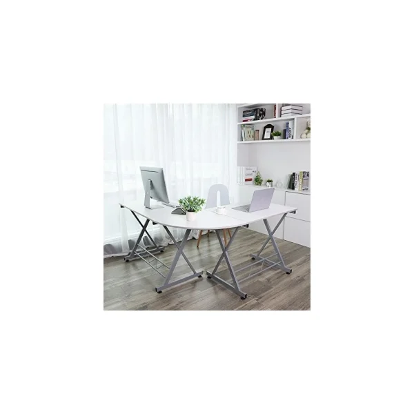 Songmics Bureau Informatique Table Informatique Travail Ordinateur Meuble De Bu… Nouvelle Collection 4