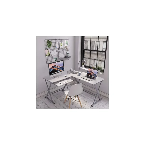 Songmics Bureau Informatique Table Informatique Travail Ordinateur Meuble De Bu… Nouvelle Collection 3