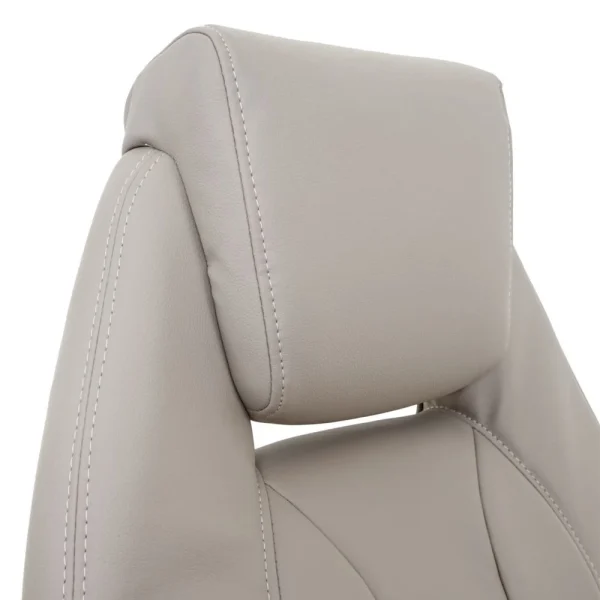 magasin en ligne france Mendler Chaise Fauteuil De Bureau HWC-A65, Chaise Pivotante, Similicuir ~ Taup… 6