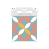 Sudtrading 6 Stickers Carreaux De Ciment – 15 X 15 Cm – Bleu Et Orange magasin solde 8