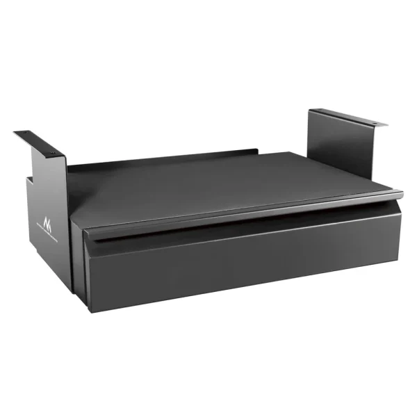 Authentic Original licence MacLean Tiroir Sous-bureau Ergonomique Noir Max 5kg MC-875 1