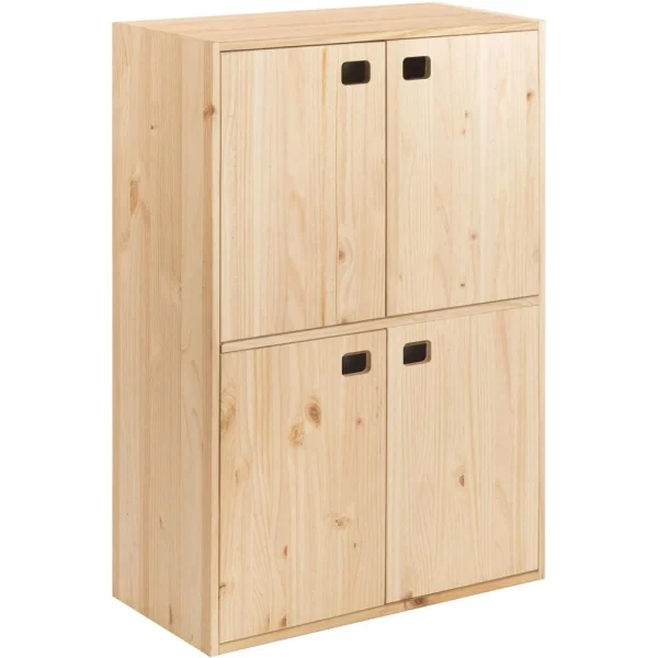 Astigarraga Meuble De Rangement En Pin 4 Portes Dinamic. boutique en ligne 1