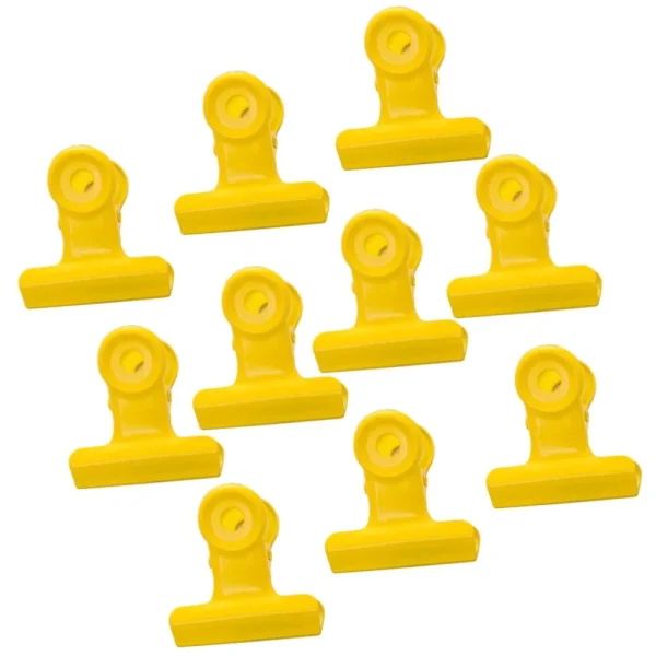 Marque Generique 10pcs Clips De Charnière En Métal Pince à Papier Bulldog Pince / Cl… Nouvelle Collection 5