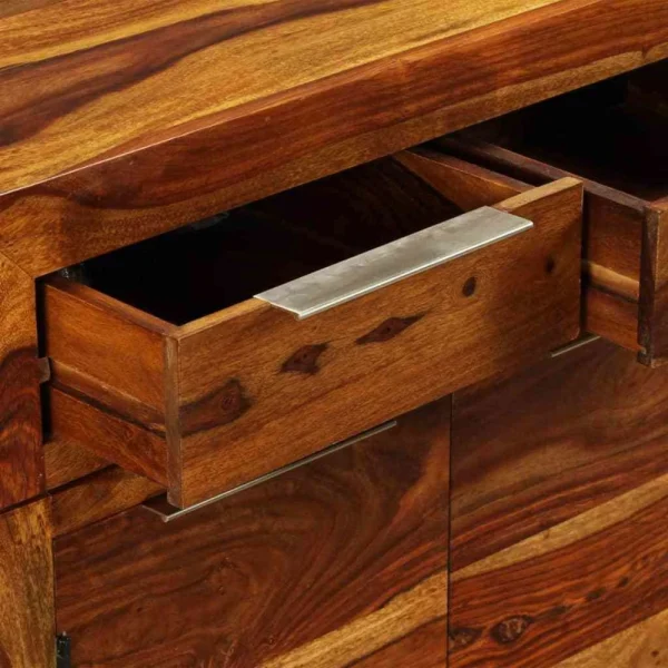 Service Clients Dédié VidaXL Buffet Console Meuble De Rangement Bois De Sheesham 160 X 35 X … 3
