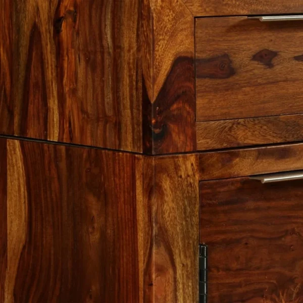 Service Clients Dédié VidaXL Buffet Console Meuble De Rangement Bois De Sheesham 160 X 35 X … 4
