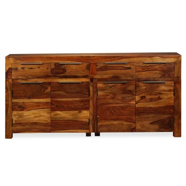 Service Clients Dédié VidaXL Buffet Console Meuble De Rangement Bois De Sheesham 160 X 35 X … 6