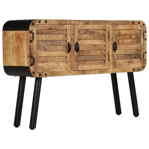 Top ventes VidaXL Bois Manguier Massif Buffet Commode Bahut Vaisselier Meuble Ran… 1