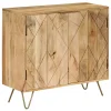 prix abordable VidaXL Bois De Manguier Massif Buffet Armoire De Rangement Salon Chamb… 13