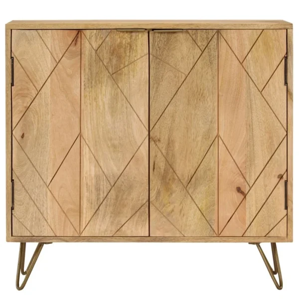 prix abordable VidaXL Bois De Manguier Massif Buffet Armoire De Rangement Salon Chamb… 4