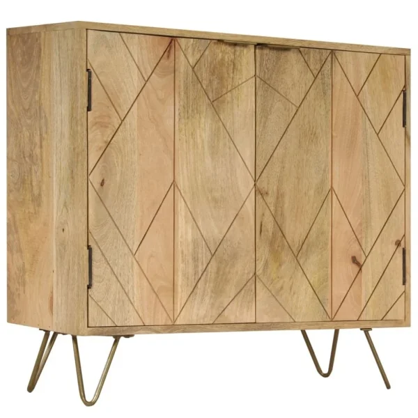 prix abordable VidaXL Bois De Manguier Massif Buffet Armoire De Rangement Salon Chamb… 5