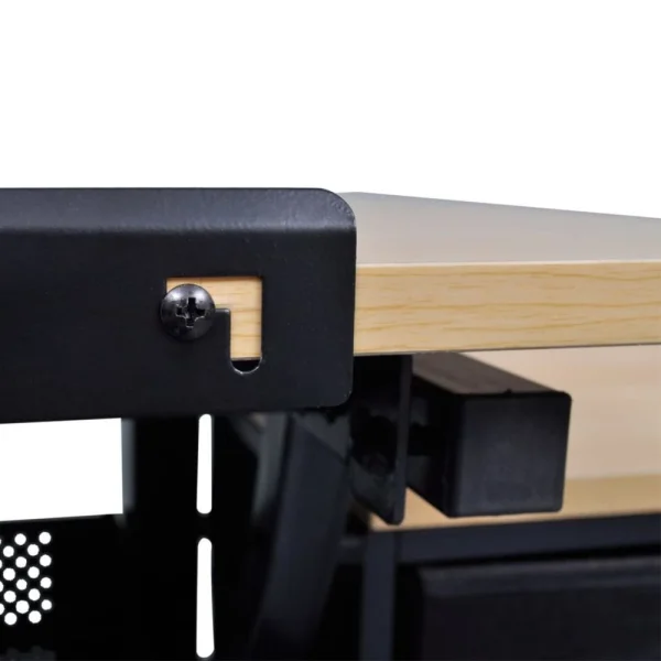 VidaXL Table à Dessin Inclinable à 3 Tiroirs Avec Tabouret marque pas cher 4