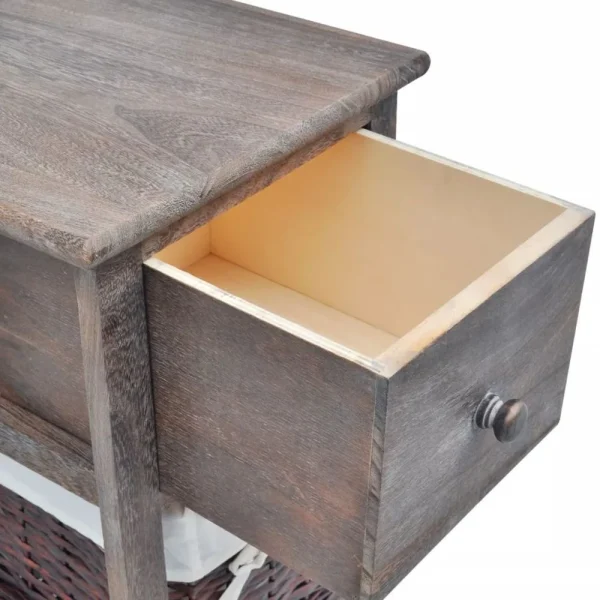 Prix très abordable VidaXL Table De Chevet Bois Marron 6