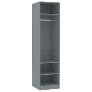 VidaXL Garde-robe Gris 50 X 50 X 200 Cm Aggloméré mode 9