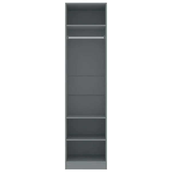 VidaXL Garde-robe Gris 50 X 50 X 200 Cm Aggloméré mode 6