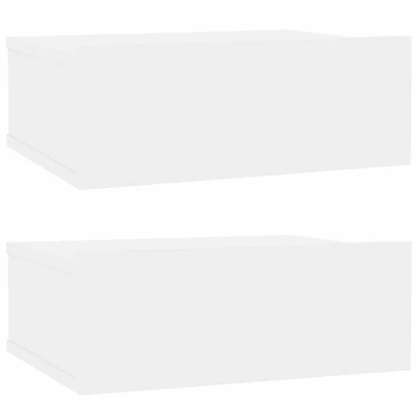 grossiste en ligne Marque Generique Icaverne – Tables De Chevet Selection Tables De Chevet Flottantes 2 Pc… 1