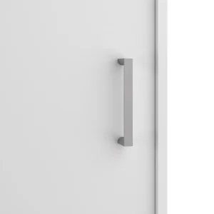 BUT Armoire 2 Portes Coulissantes L. 78 Cm SPACE Blanc à prix imbattables 13