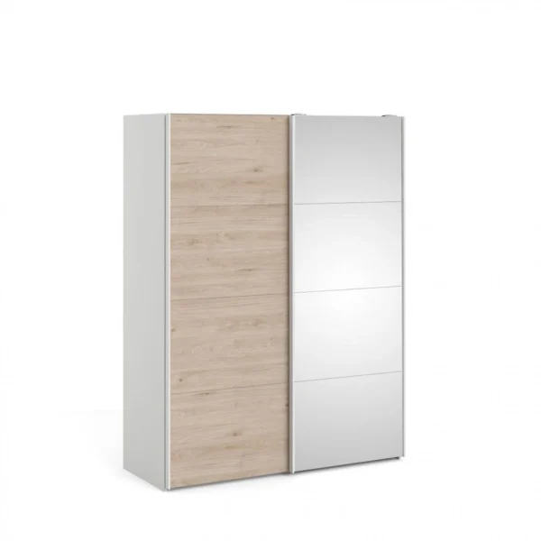 ultratendance BUT Armoire 2 Portes Coulissantes L.150 Cm ELEGANCE MINI Blanc Et Imitatio… 1