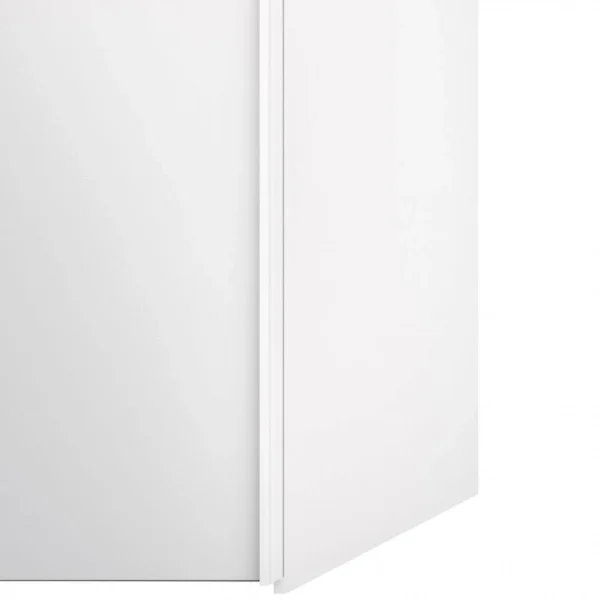 achetez BUT Armoire 2 Portes Coulissantes L.150 Cm ELEGANCE MINI Blanc Laqué 5