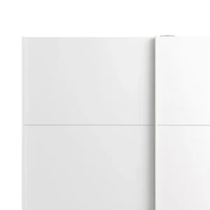 achetez BUT Armoire 2 Portes Coulissantes L.150 Cm ELEGANCE MINI Blanc Laqué 15