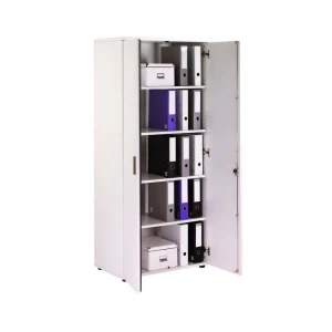 boutique en ligne france Simmob Armoire De Bureau 2 Portes Blanche INEO 7