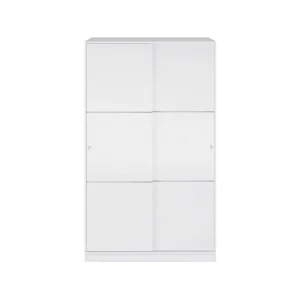 offre spéciale Habitat Et Jardin Armoire Max – 2 Portes Coulissantes – 200 X 120 X 50 Cm – Blanc 10