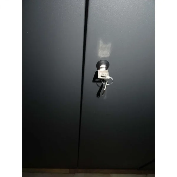 site pas cher PIERRE HENRY Armoire Métallique Anthracite Brico Hauteur 105 Cm. 3