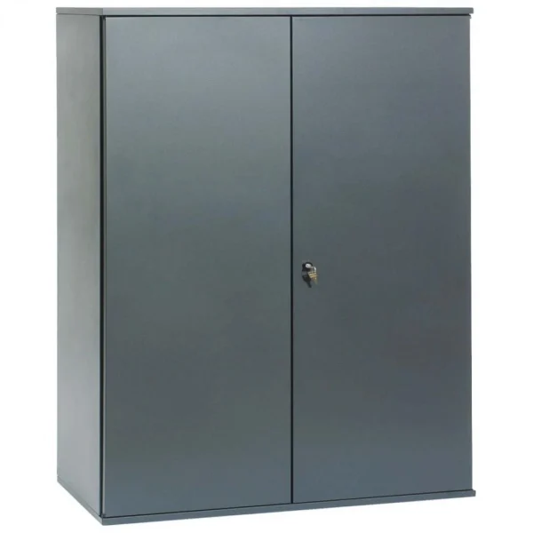 Satisfait ou Remboursé PIERRE HENRY Armoire Métallique Anthracite Brico Hauteur 160 Cm. 1