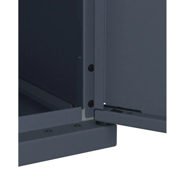 Satisfait ou Remboursé PIERRE HENRY Armoire Métallique Anthracite Brico Hauteur 160 Cm. 4