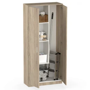 Pegane Armoire / Meuble De Rangement Coloris Cambrian – Hauteur 180 X Longueu… Paris 9