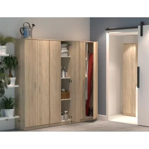 Pegane Armoire / Meuble De Rangement Coloris Cambrian – Hauteur 180 X Longueu… Paris 15