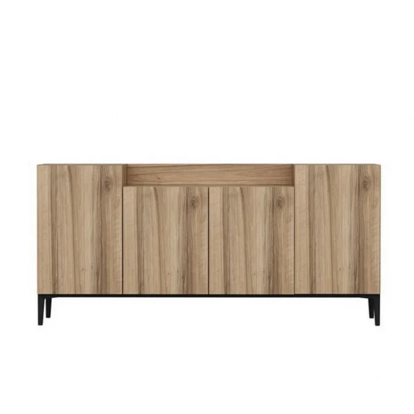 à prix réduits Homemania Armoire Multifonctionnelle Ellaria – Portes, étagères – Du Salon, Du… 5