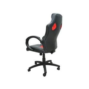 Bcelec Bs11010-4 Siège Baquet Fauteuil De Bureau Rouge Et Noir, Tissu Et Cui… Pas Cher soldes France 13