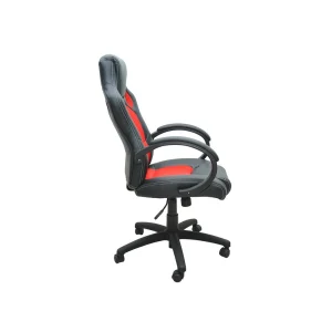 Bcelec Bs11010-4 Siège Baquet Fauteuil De Bureau Rouge Et Noir, Tissu Et Cui… Pas Cher soldes France 15