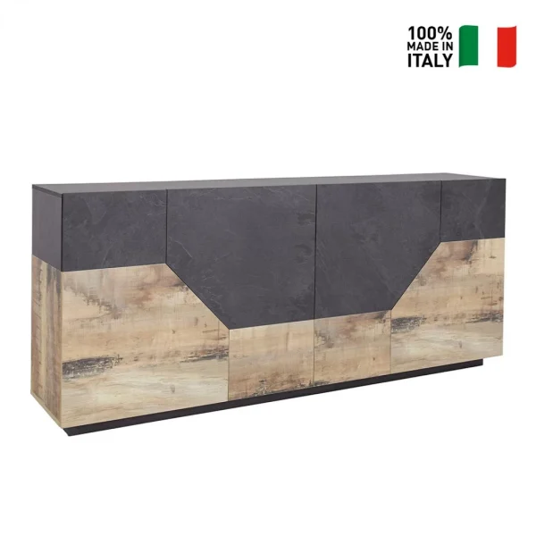Ahd Amazing Home Design Buffet Moderne 200x43cm Meuble De Salon 4 Pièces De Cuisine Hariett R… boutique en ligne 3