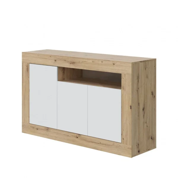 marques de renommée ALTER Buffet Moderne à 3 Portes, Meuble TV De Salon, Buffet De Cuisine, Cm … 3