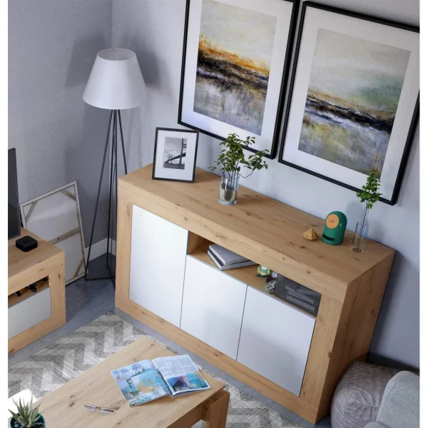 marques de renommée ALTER Buffet Moderne à 3 Portes, Meuble TV De Salon, Buffet De Cuisine, Cm … 4