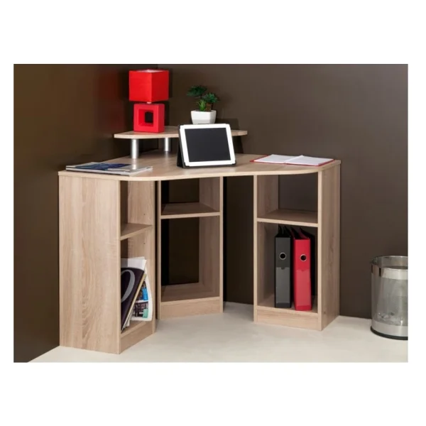 garantie de qualité TEMAHOME Bureau D’angle CORNER – Chêne Naturel – SYMBIOSIS 3