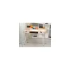 Vente-unique Bureau LARCOS Avec Rangements – MDF – Chêne & Blanc achat pas cher 11