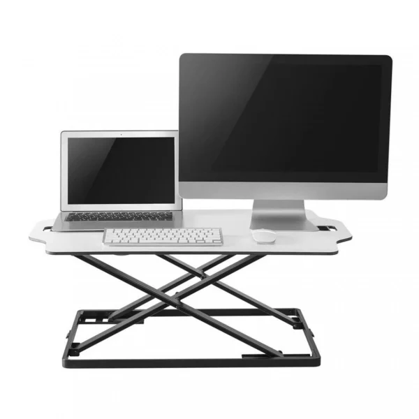 vente en ligne SANS MARQUE Bureau Assis-debout Repose-bureau Réglable En Hauteur Avec Vérin à … 3