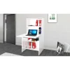 ALTER Bureau Avec Plateau Caché, Made In Italy, Armoire Avec étagères Et … shopping pas cher 16