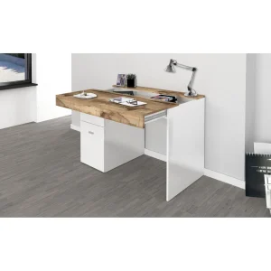 ALTER Bureau Avec Tiroirs Et Plateau De Rangement, Made In Italy, Table D’or… boutique pas cher 9