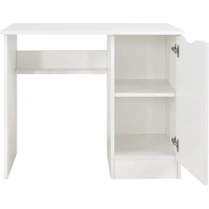 Leomark Bureau Blanc Avec étagère ROMA – Cheval Boutique 9